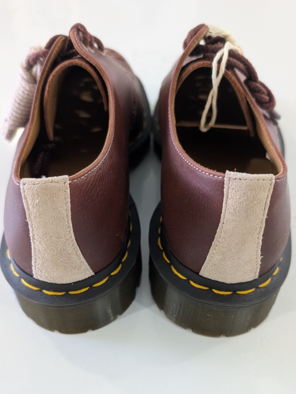 Dr. Martens 1461 Made in England Desert Oasis Suede Oxford Cutout Brown UK 7 - Picture 3 of 15